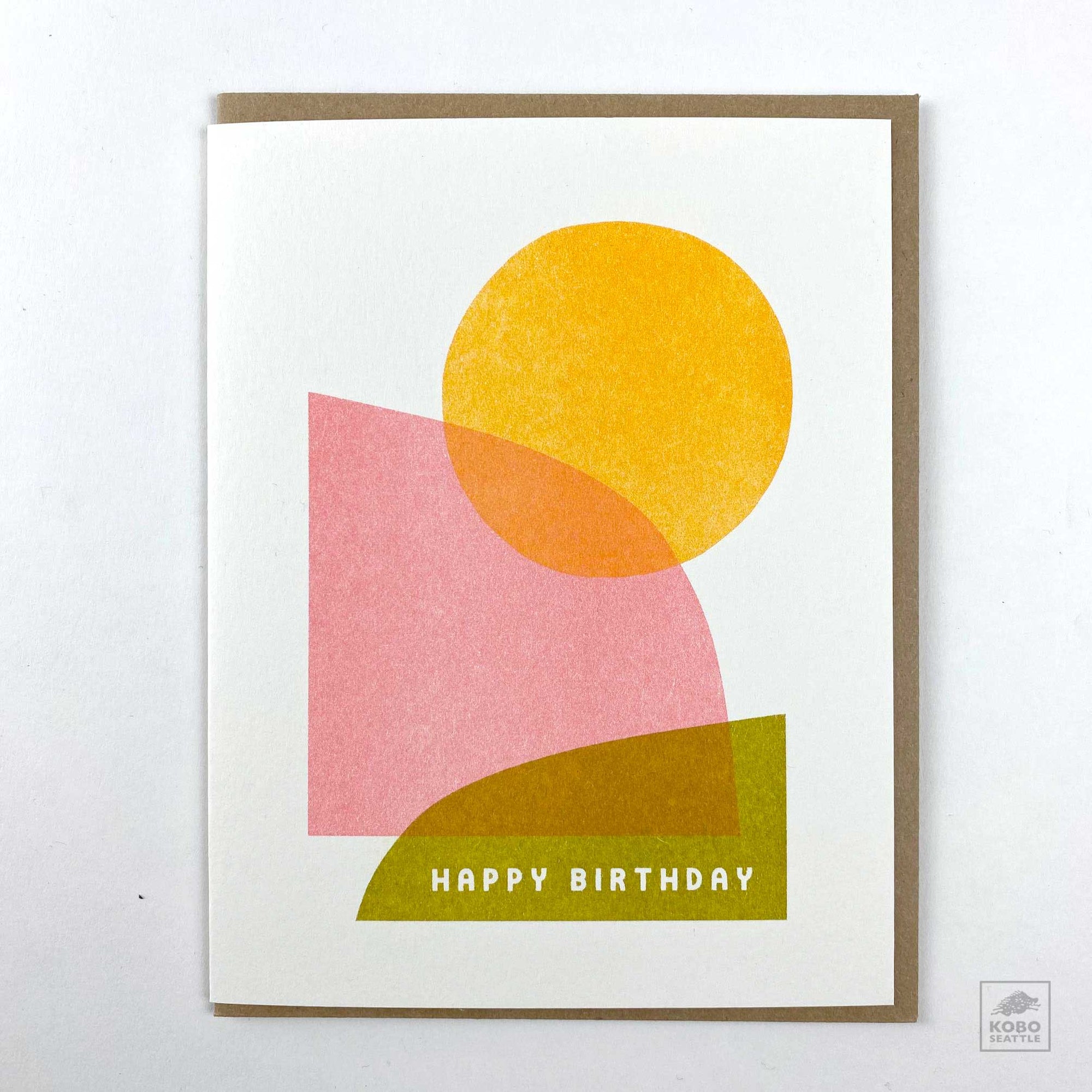 Happy Birthday Card - Shapes