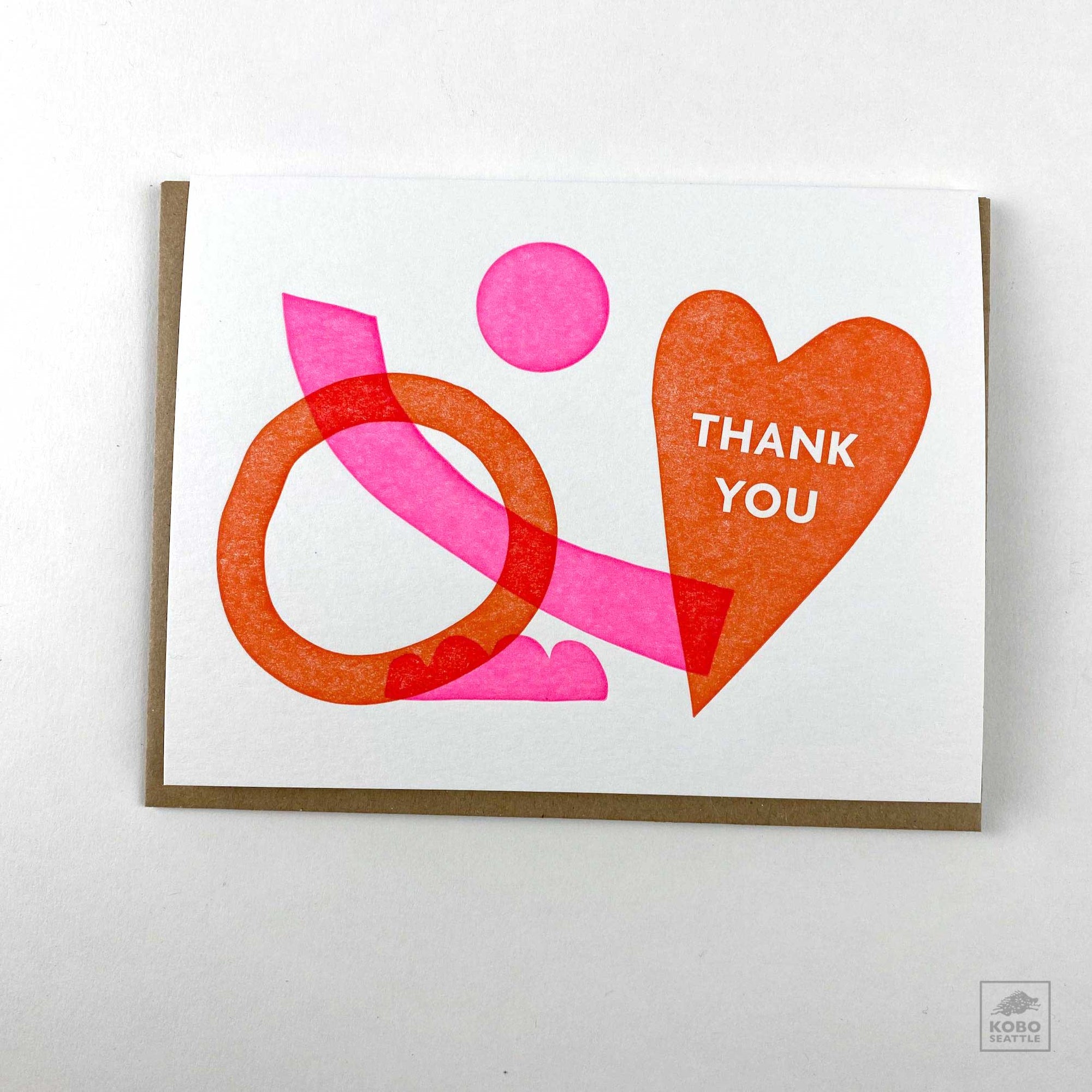 Thank You Card - Shapes