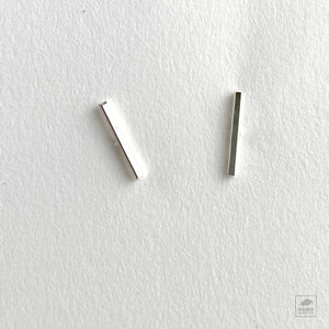 Sterling Silver Line Studs