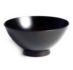 Heiando Lacquerware Meshiwan Keyaki Rice Bowl