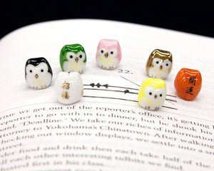 Super Tiny Lucky Owls - set of 7