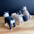 Chibi Wooden Animals: Boston Terrier, Bulldog, Corgi, Akita