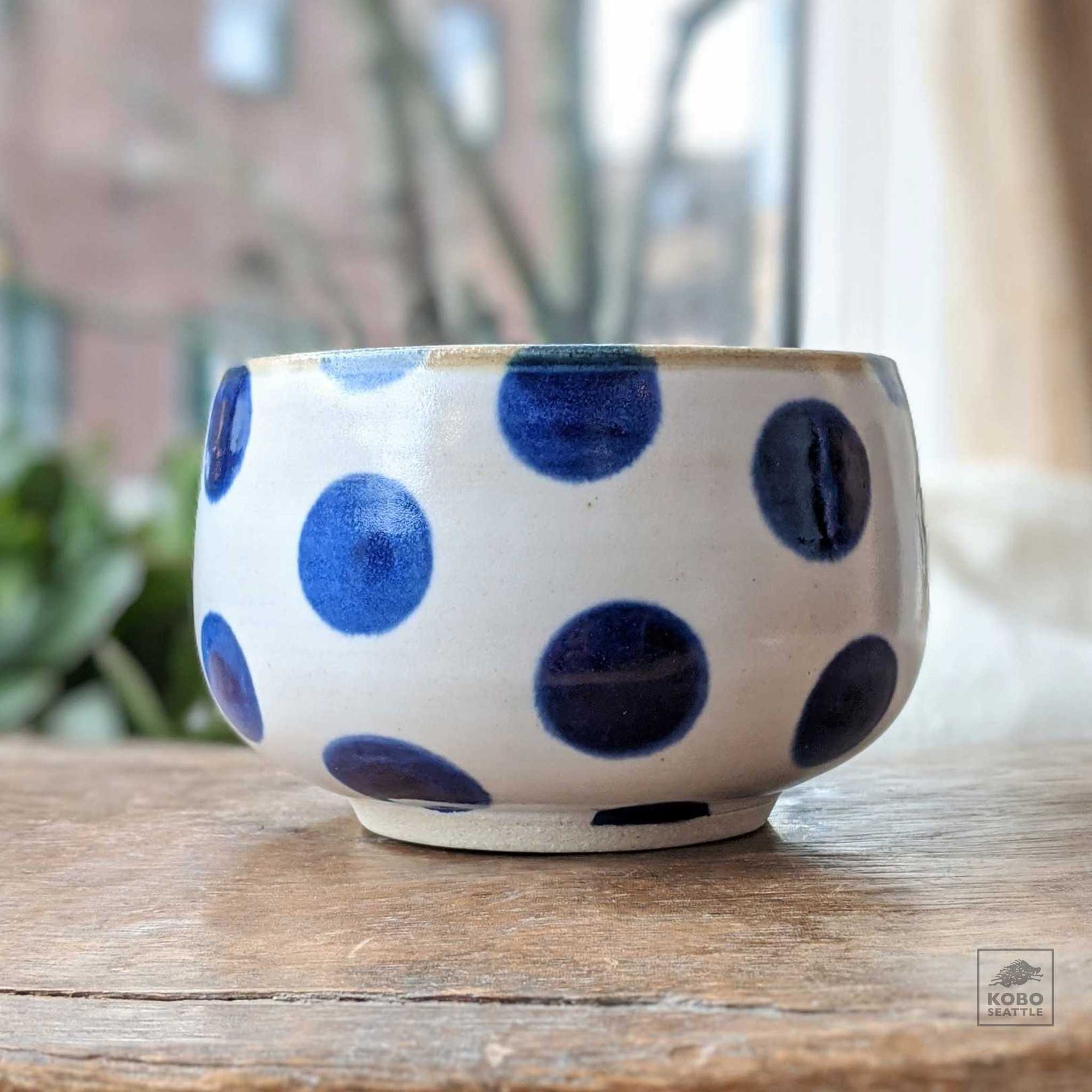 Blue Dot Bowl - 4.5 inches