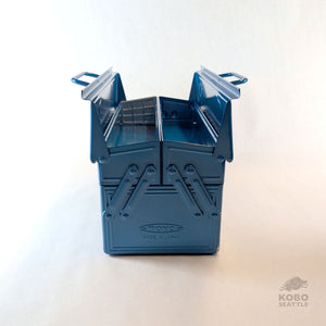 Cantilever Metal Toolbox - Glossy Blue