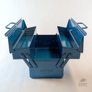 Cantilever Metal Toolbox - Glossy Blue
