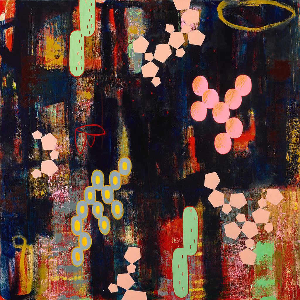Optimistic 10" x 10" by Junko Yamamoto