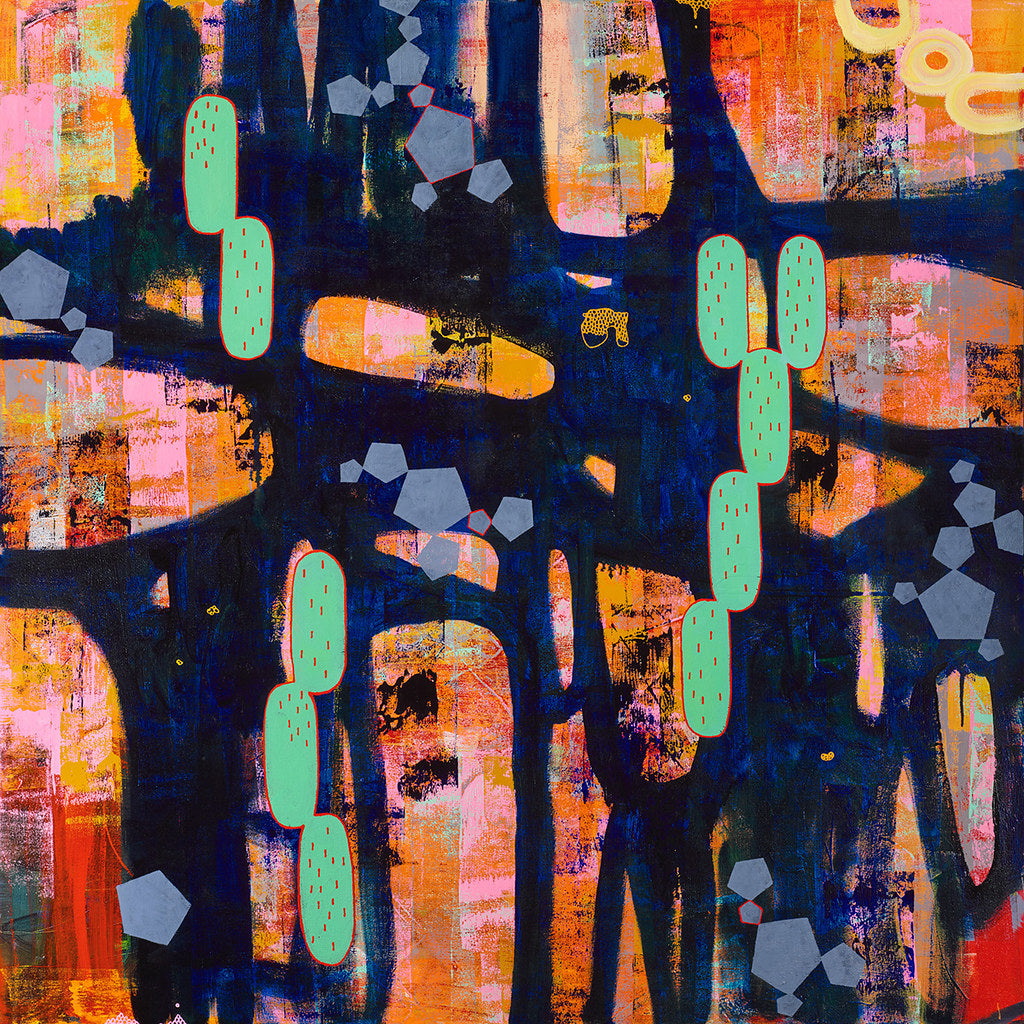 Resonate 6" x 6" by Junko Yamamoto