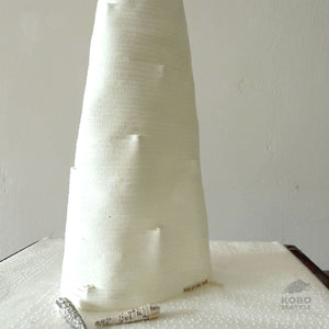 Paper Sculpture with Nodules in Case 11 - Jesi Asagi