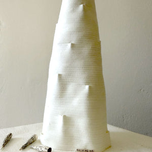 Paper Sculpture with Nodules in Case 11 - Jesi Asagi