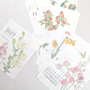 Atsuko Shirasawa 2027 Floral Calendar