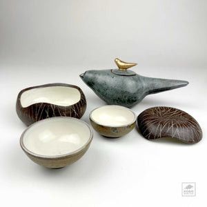 Bird Nest Tea Set by Liang Yin-Chen