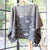 Shibori Top - Black/Black