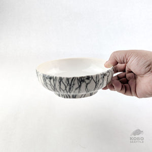 Lidded Container with Hawaiian Tree by Laura Brodax