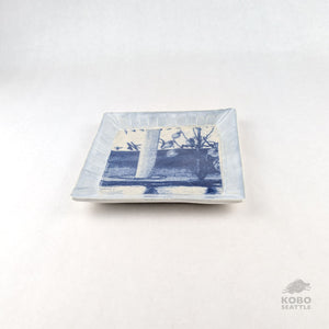 Square Stalk in the Water Plate by Laura Brodax