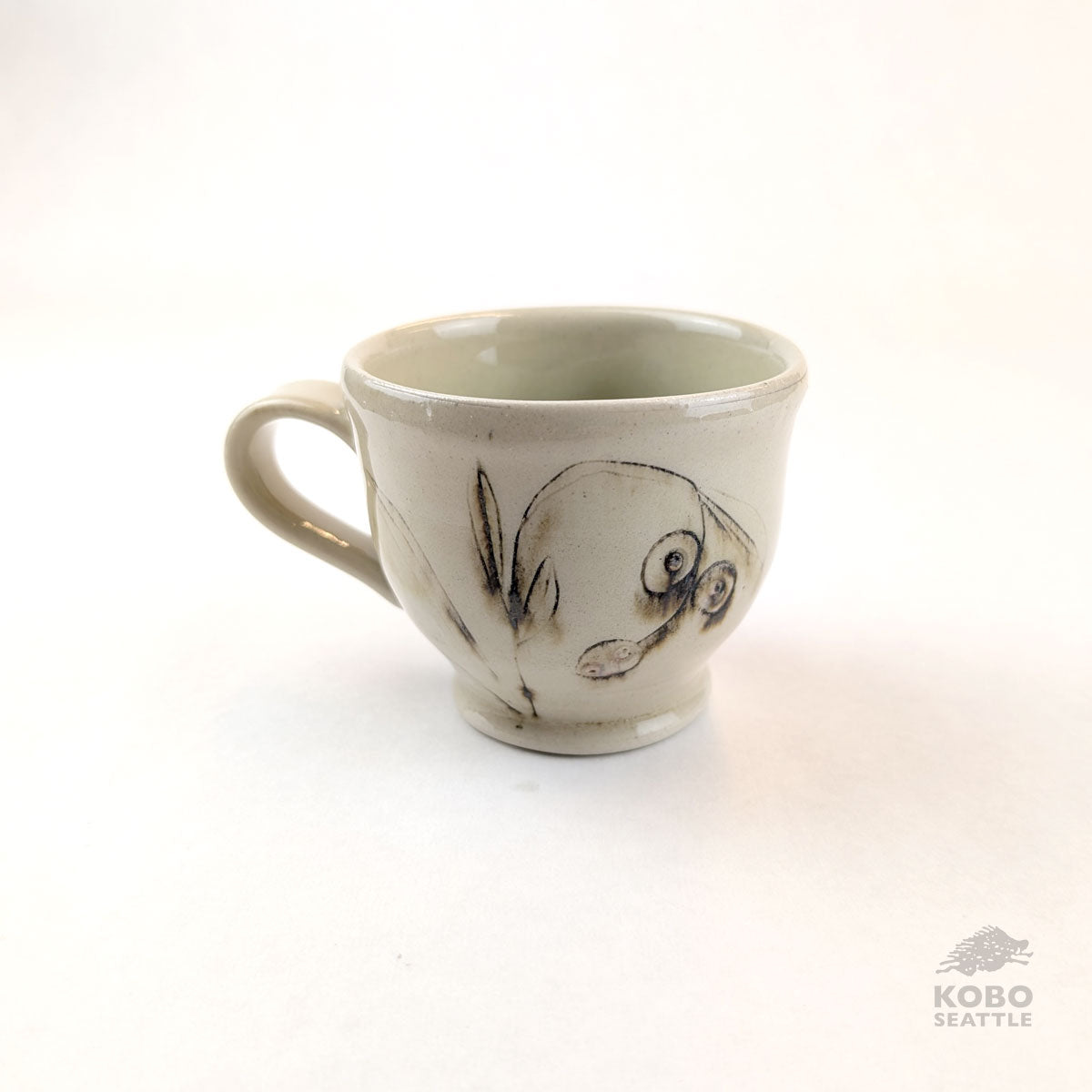 Barb Campbell - Cup with Flower Drawings