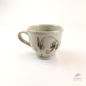 Barb Campbell - Cup with Flower Drawings