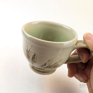 Barb Campbell - Cup with Flower Drawings
