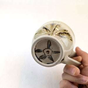 Barb Campbell - Cup with Flower Drawings