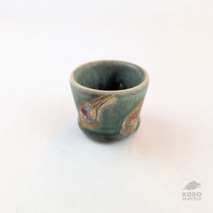 Barb Campbell - Sake Cup (Green)