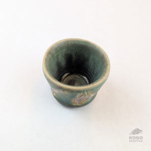 Barb Campbell - Sake Cup (Green)