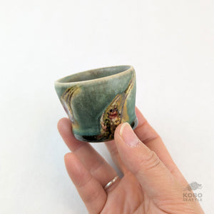 Barb Campbell - Sake Cup (Green)