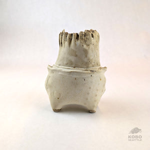 Barb Campbell - Yellow Salt Vase