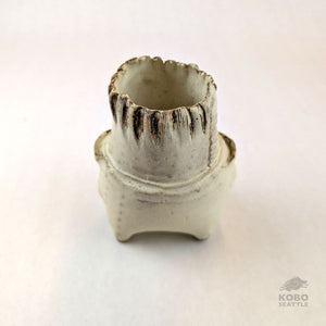 Barb Campbell - Yellow Salt Vase