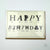 Card - Happy Birthday Typefaces