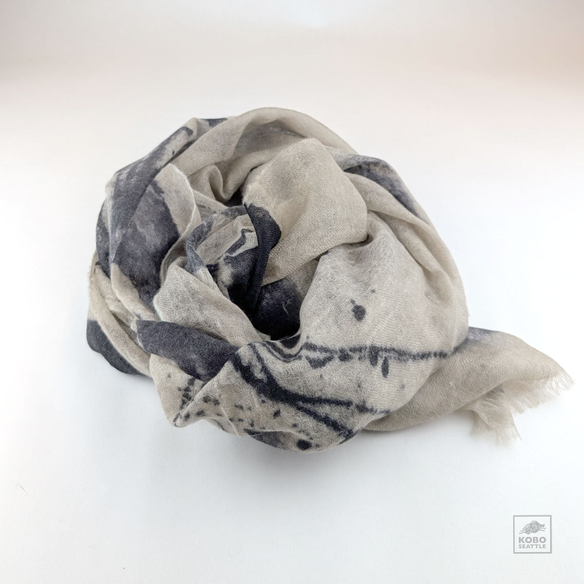 Cashmere Sarong/Scarf - Strokes Print