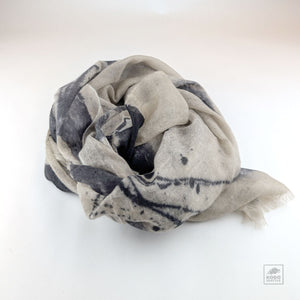 Cashmere Sarong/Scarf - Strokes Print