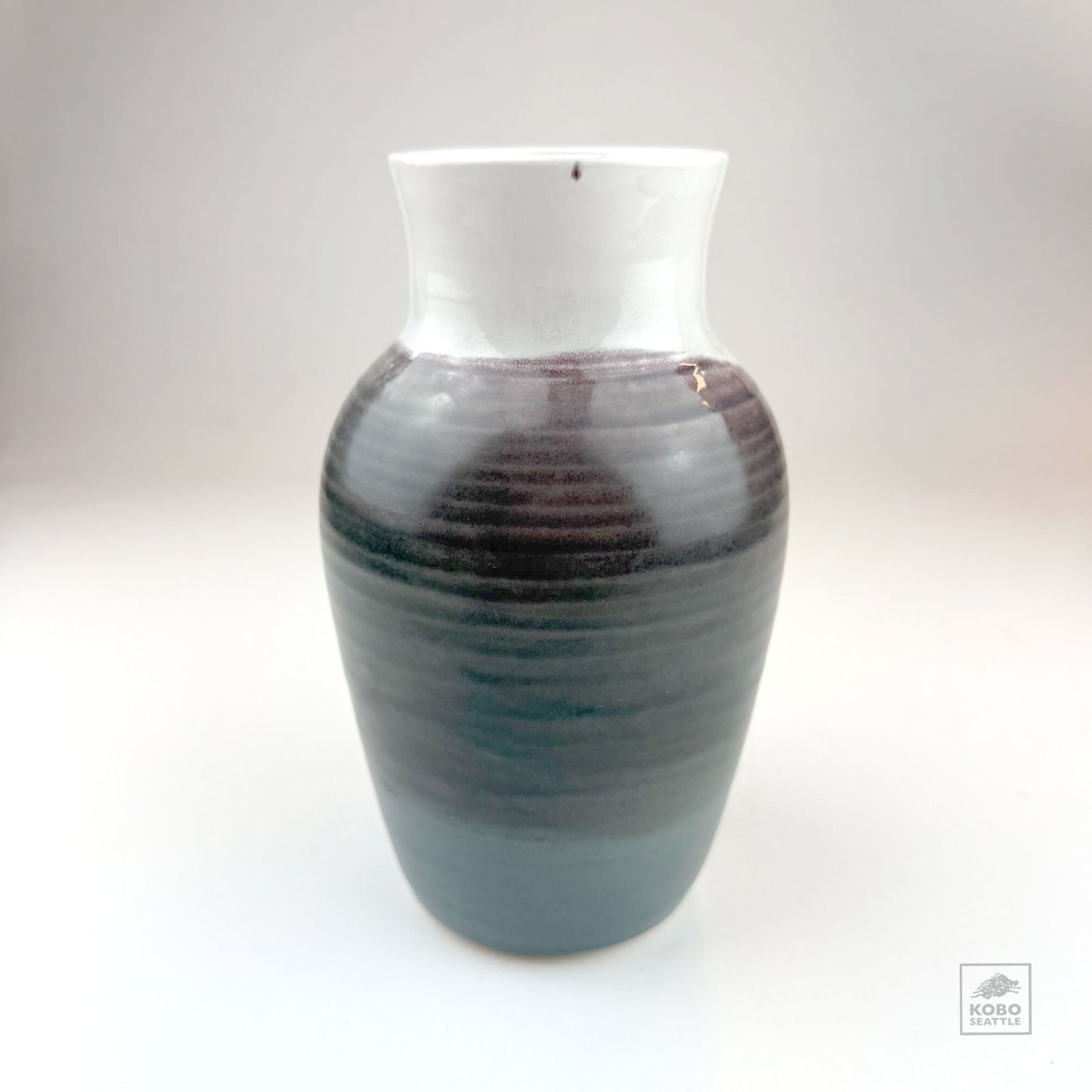Purple + Gray + White Vase by Day Chan
