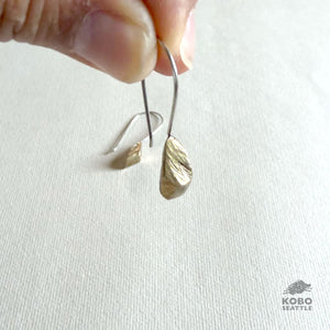 Echo Earrings in Bronze by Ann Chikahisa