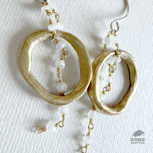 Solar Flare Earrings by Ann Chikahisa