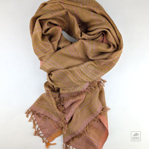 Mulberry Silk Stole - Coral