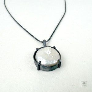 Bezeled Pendant Necklace by Yuko Tanaka