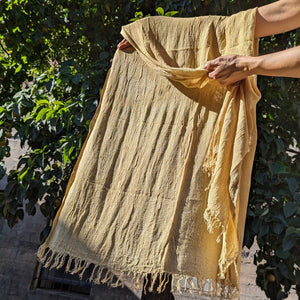 Adan Kaya Shawl - Mustard