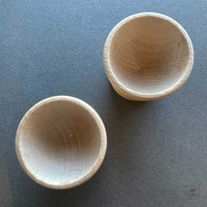Wooden Egg Cup - Set of 2
