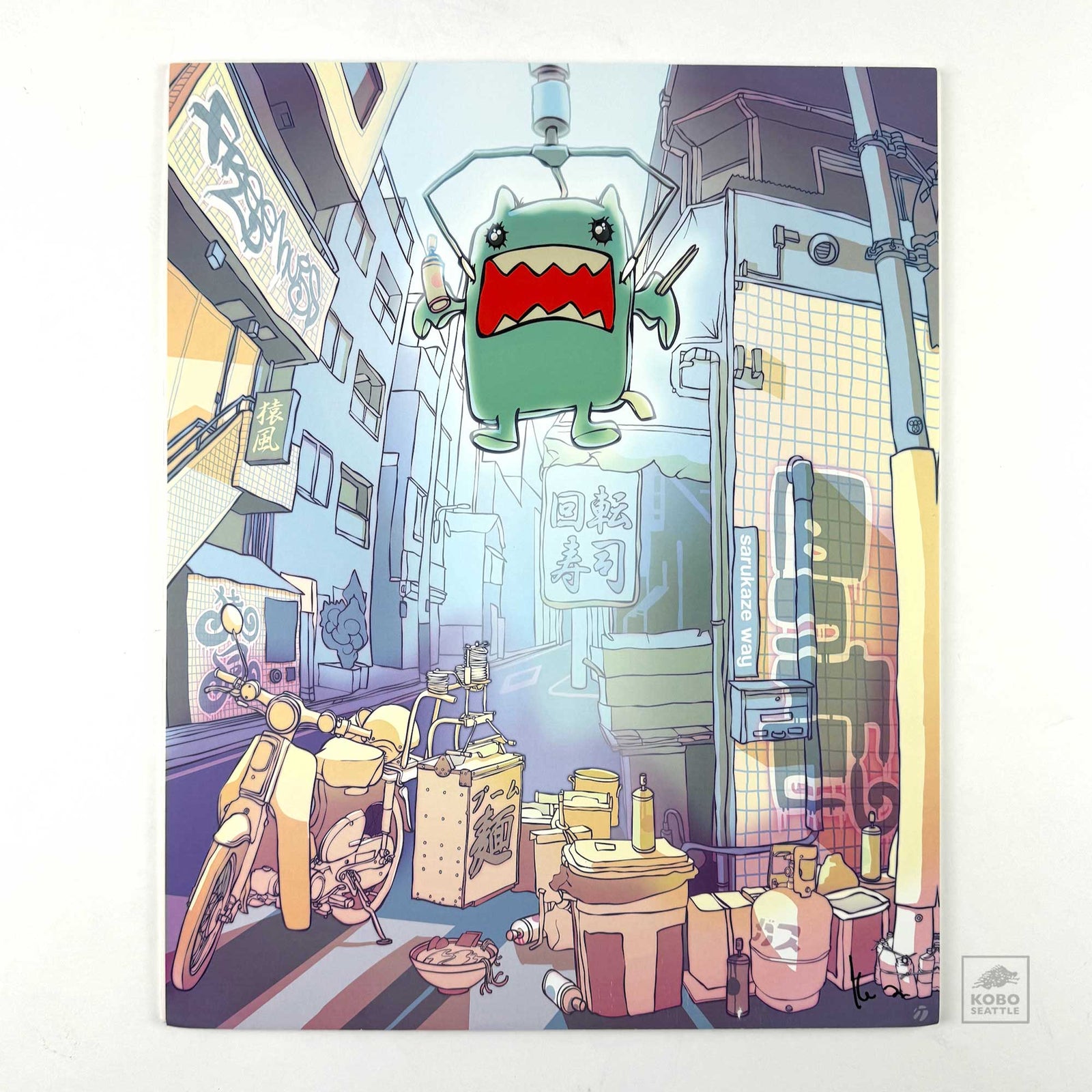 Enfu Print "Aguri Domo"