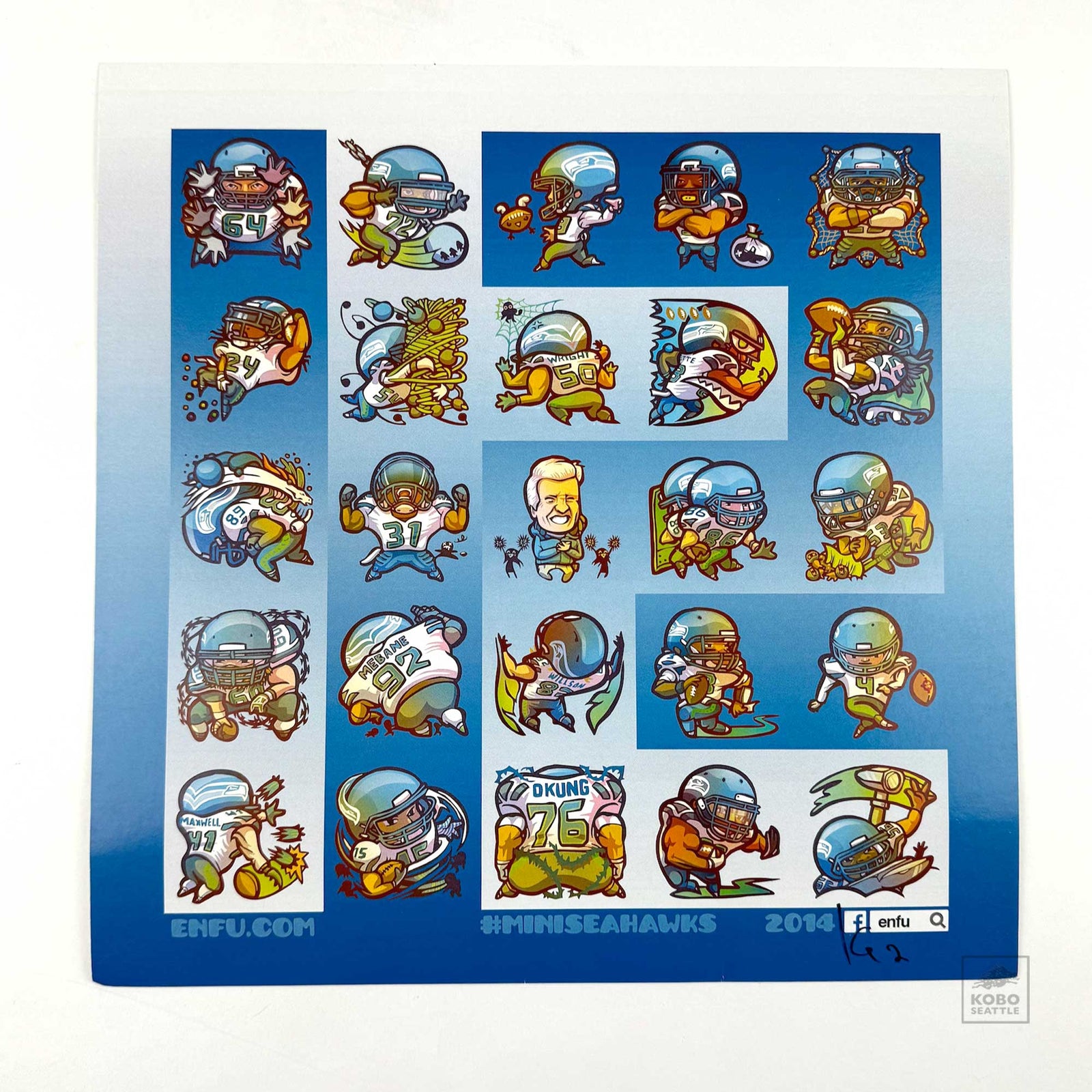 Enfu Print "2014 12th Man Minihawks"