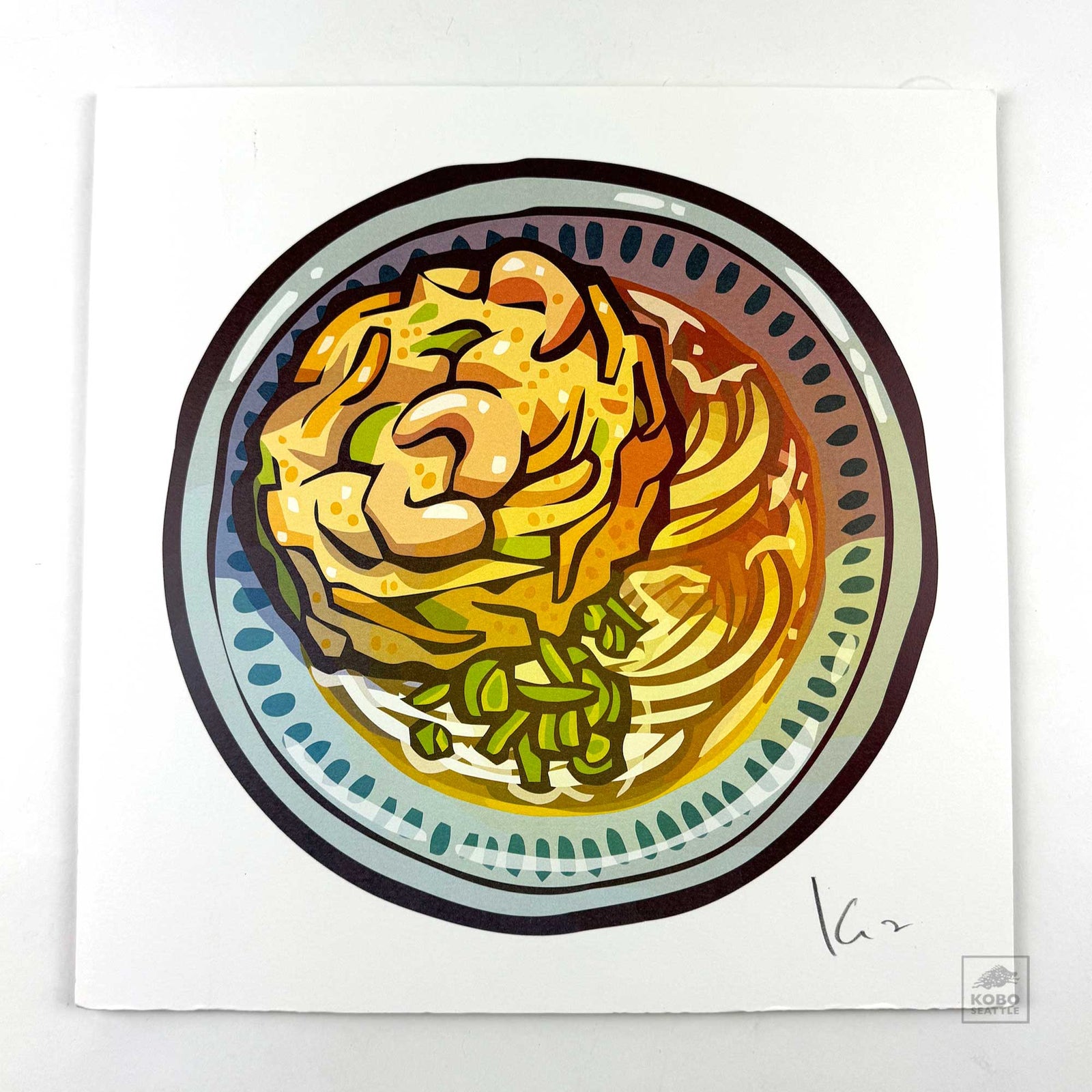 Enfu Print "Kakiage Udon"