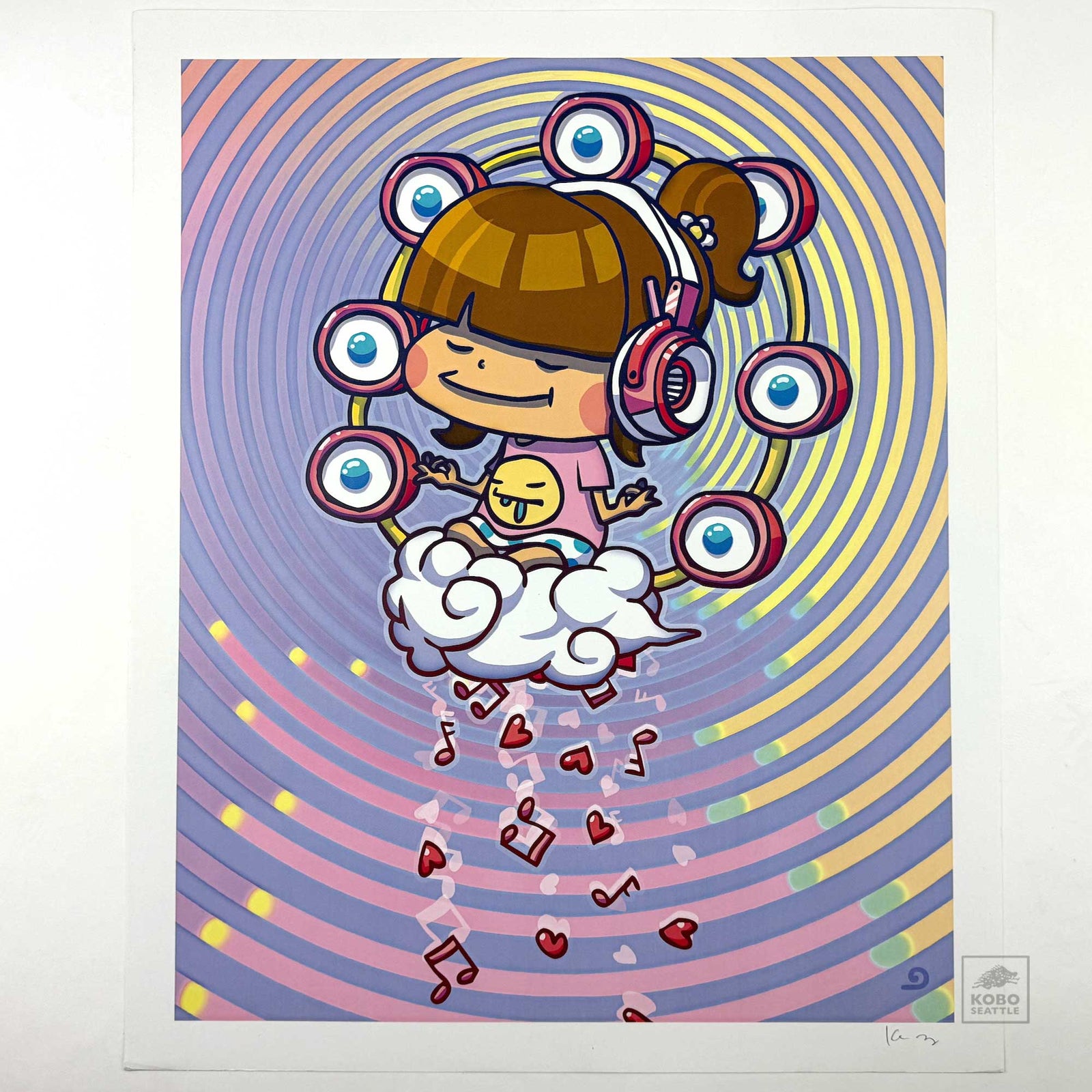 Enfu Print "Elly Powers - Yoga Trance"