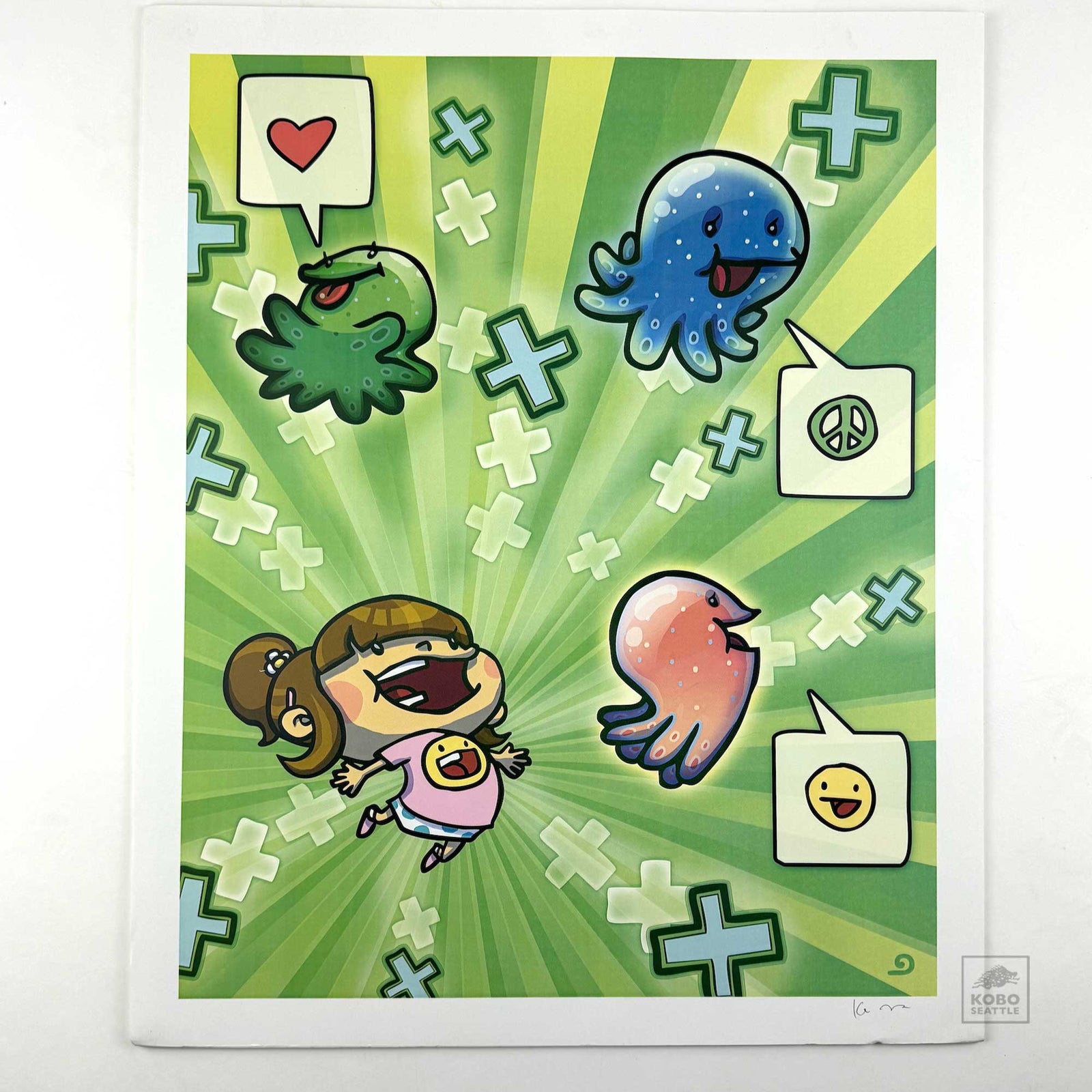 Enfu Print "Elly Powers - Positive Beam"