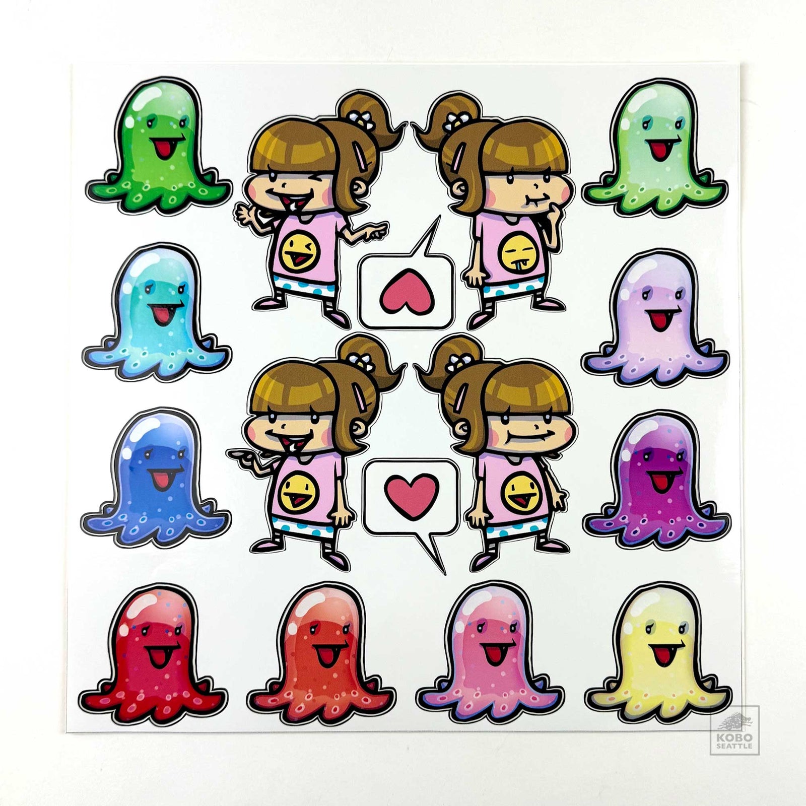 Enfu & Puri Sticker Sheet