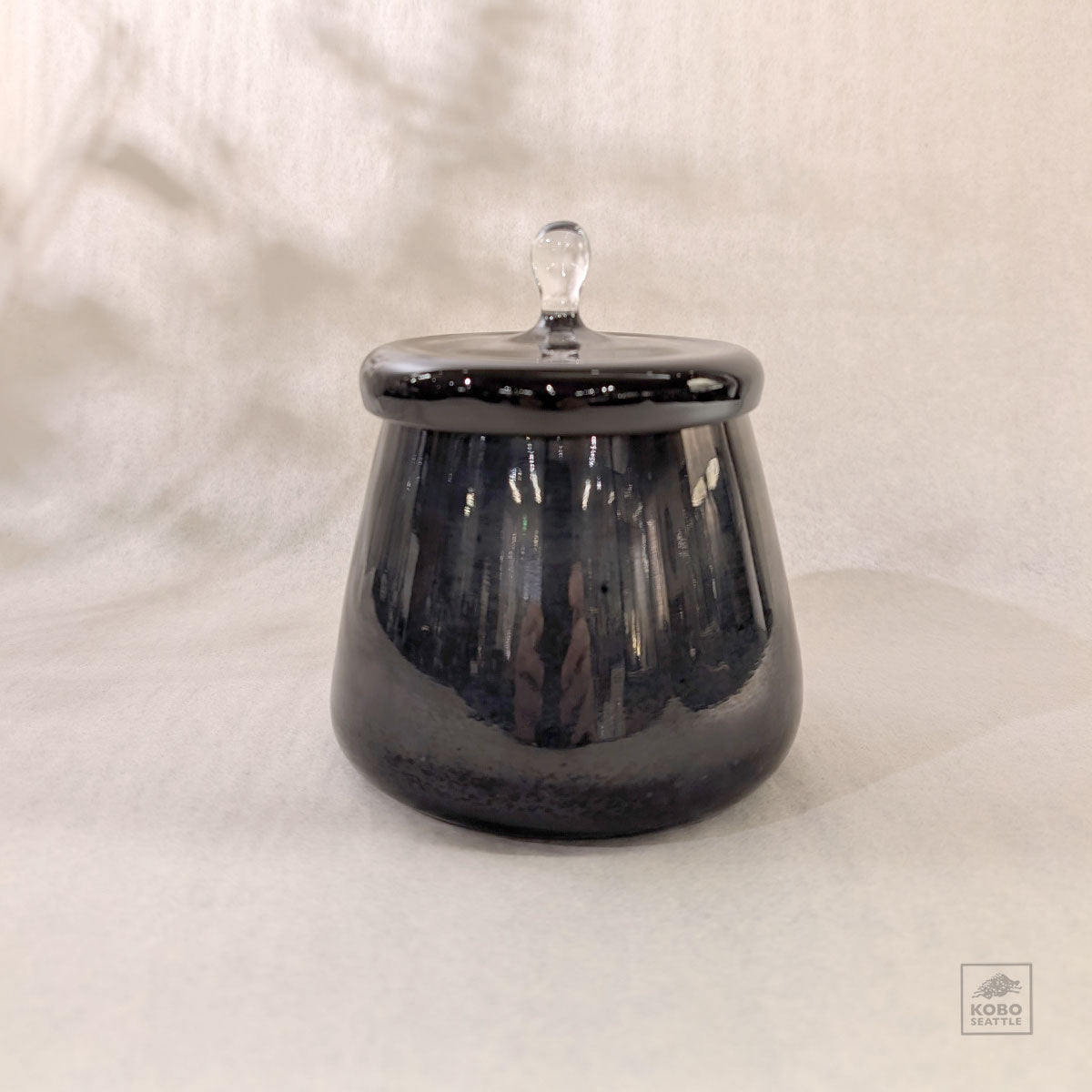 Handblown Glass Lidded Jar 14 by Sayuri Fukuda