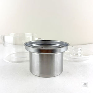 Glass Pot with Strainer