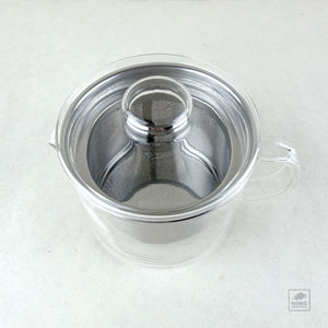 Glass Pot with Strainer