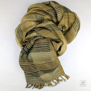 Mulberry Silk Stole - Golden