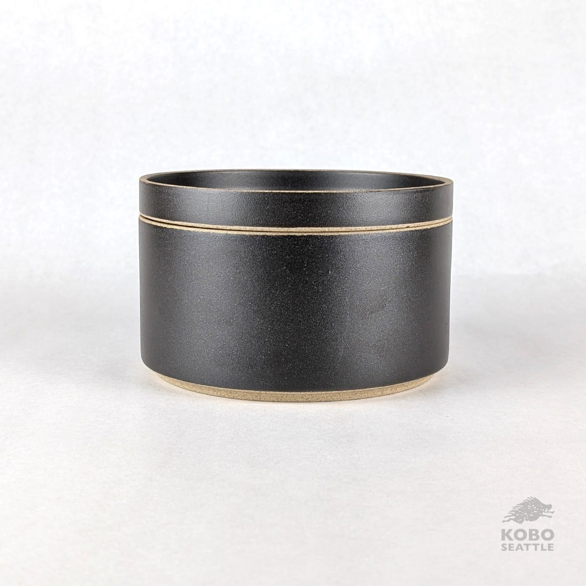 Hasami Tall Bowl & Lid/Plate Set - Small, Black