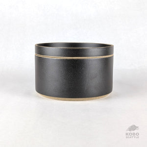 Hasami Tall Bowl & Lid/Plate Set - Small, Black