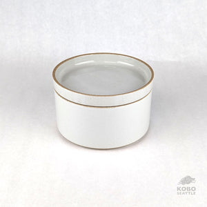 Hasami Tall Bowl & Lid/Plate Set - Small, Gloss Gray